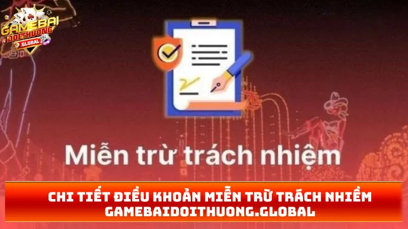 Chi tiết điều khoản miễn trừ trách nhiềm sstudio.io